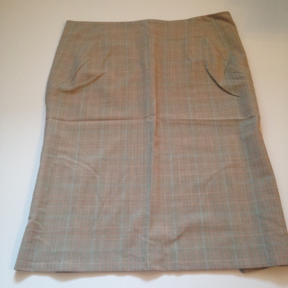 Express pinstripe skirt